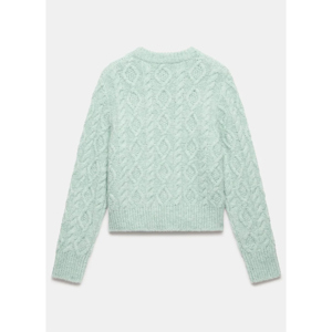 Mint Velvet Green Cable Knit Jumper